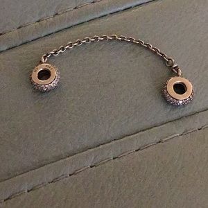 Pandora Pave’ Inspiration Safety Chain NEW Pretty